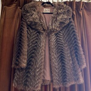 Fur Coat in Brown